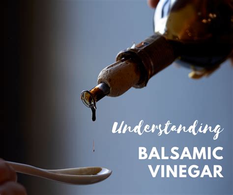 how to identify balsamic vinegar.